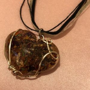 Beautiful handmade heart necklace